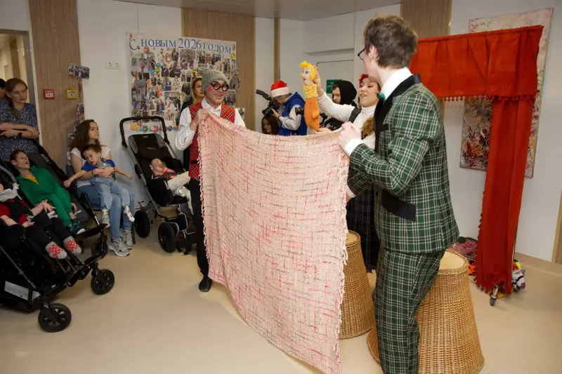 Кукольный спектакль и мастер-класс прошли в хосписе