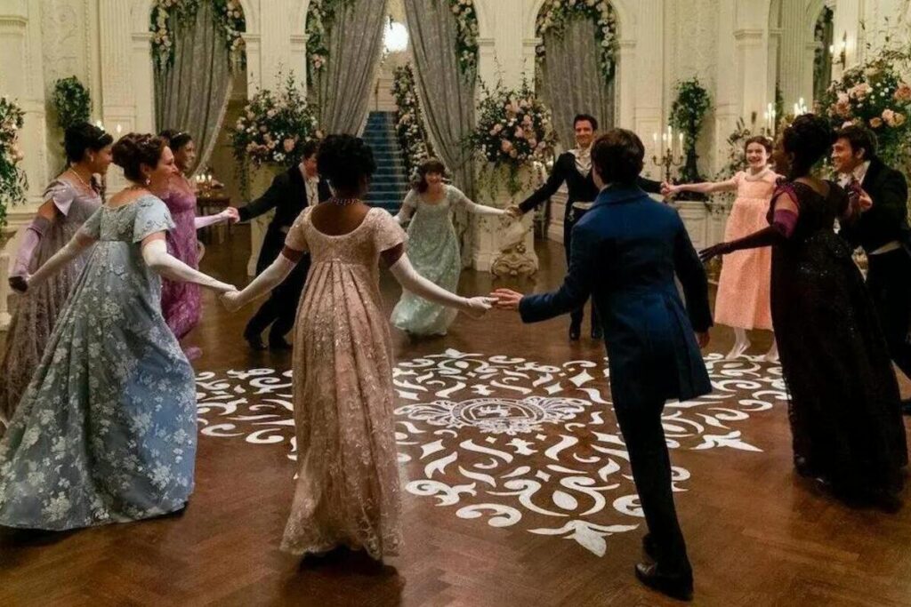 Кадр из сериала «Бриджертоны»