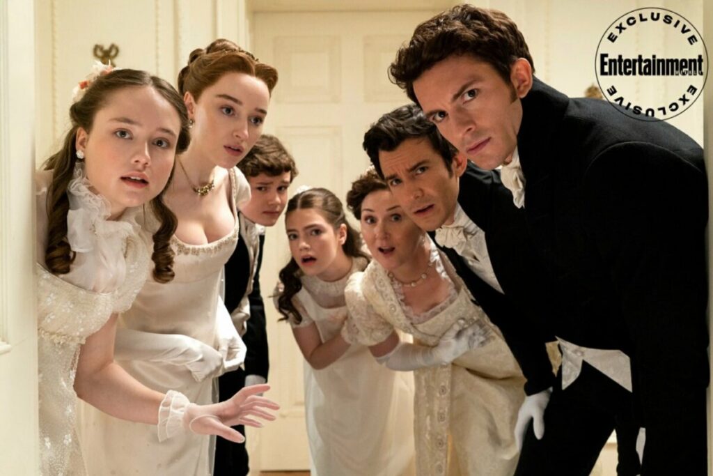 Кадр из сериала «Бриджертоны»