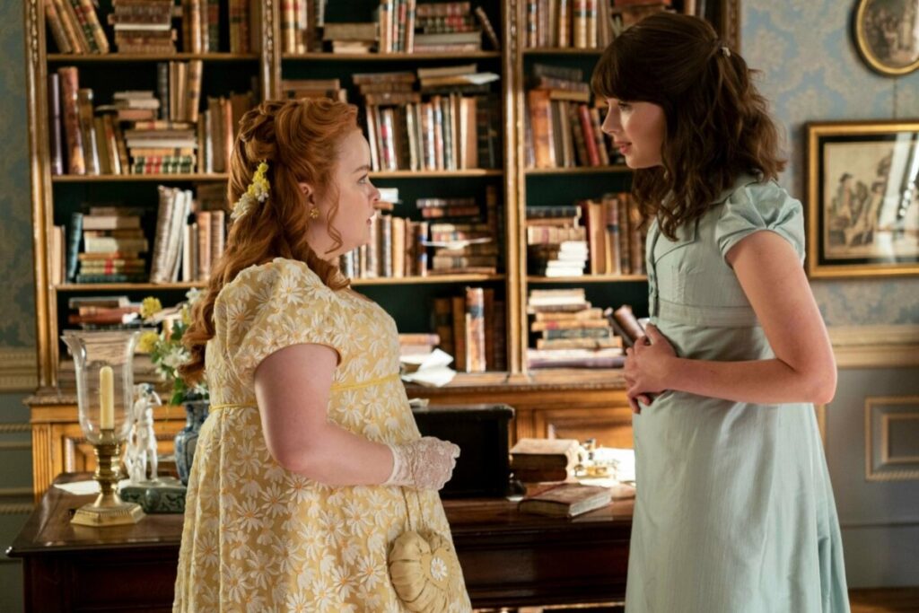 Кадр из сериала «Бриджертоны»