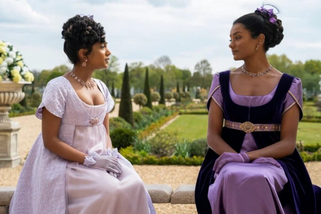 Кадр из сериала «Бриджертоны»
