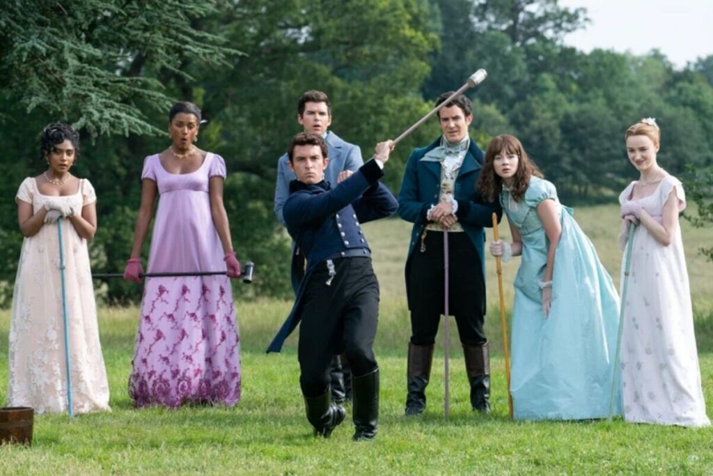 Кадр из сериала «Бриджертоны»