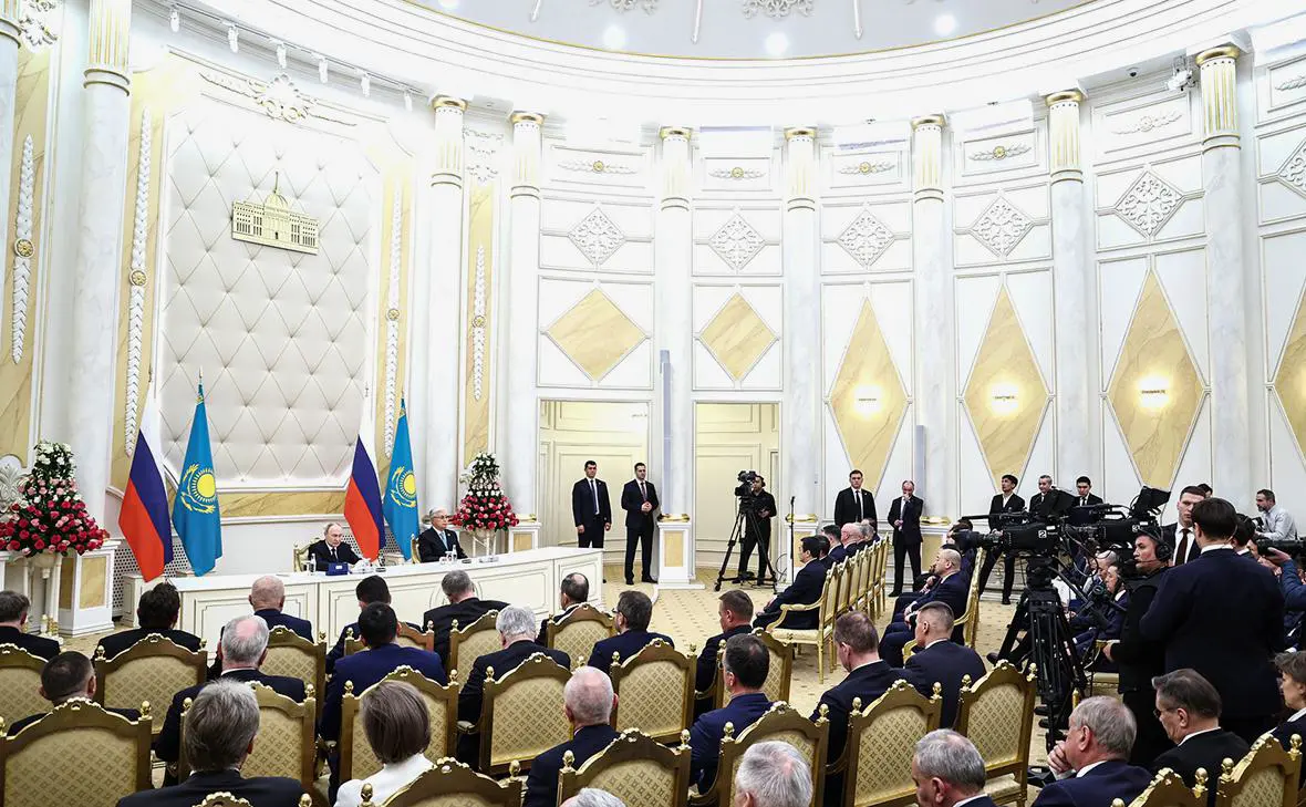 Владимир Путин и Касым-Жомарт Токаев (Администрация Президента России)