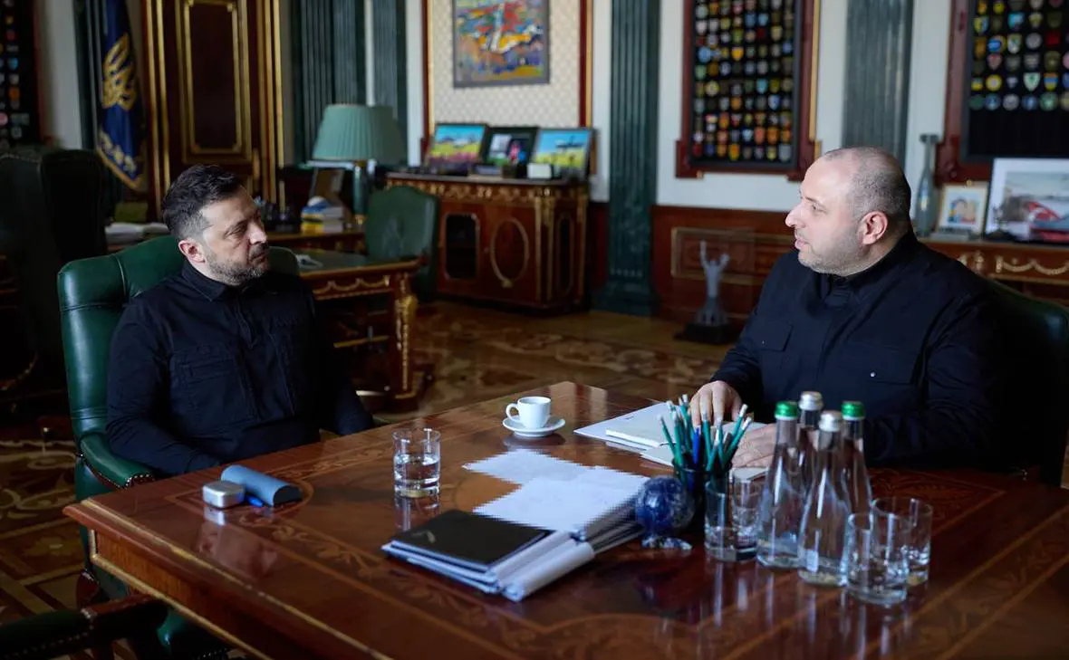 Владимир Зеленский и Рустем Умеров (пресс-служба Президента Украины)