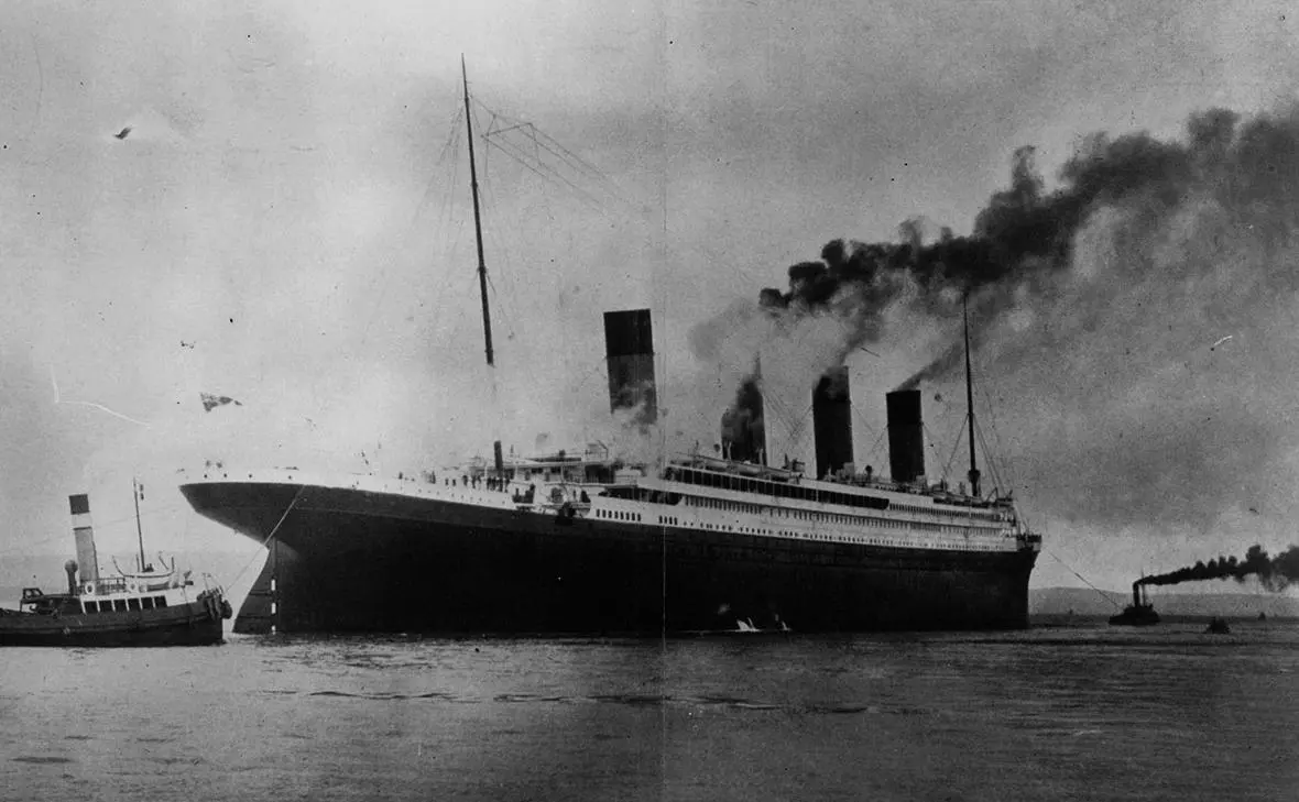  Титаник , 1912 год (Topical Press Agency / Getty Images)