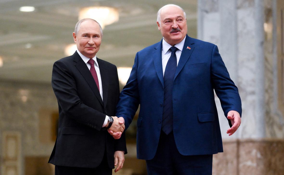Владимир Путин и Александр Лукашенко (Григорий Сысоев / Sputnik / Reuters)