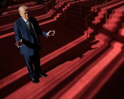 President Trump Participates In A Kennedy Center Board Meeting And Tour