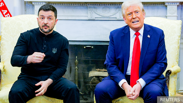 Трамп на встрече с Зеленским назвал Байдена глупым президентом