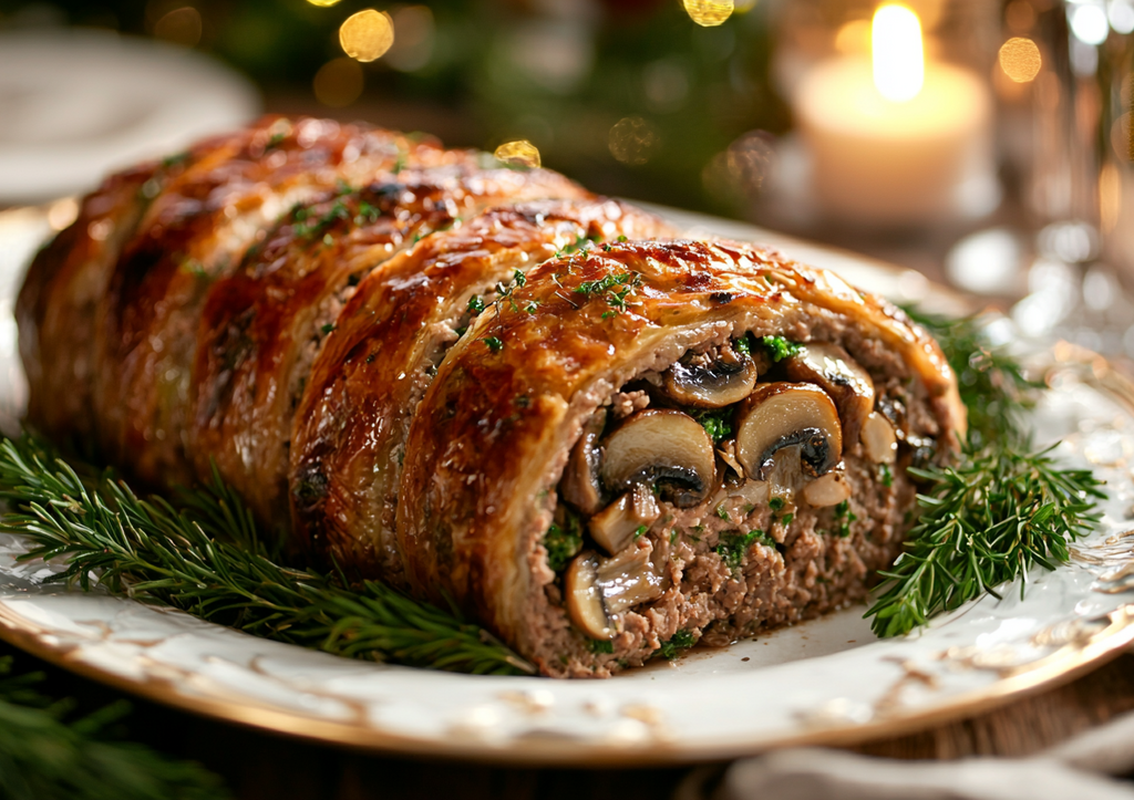 Разрезаешь — а там... Мясной рулет с грибной начинкой! Хит моей кухни!