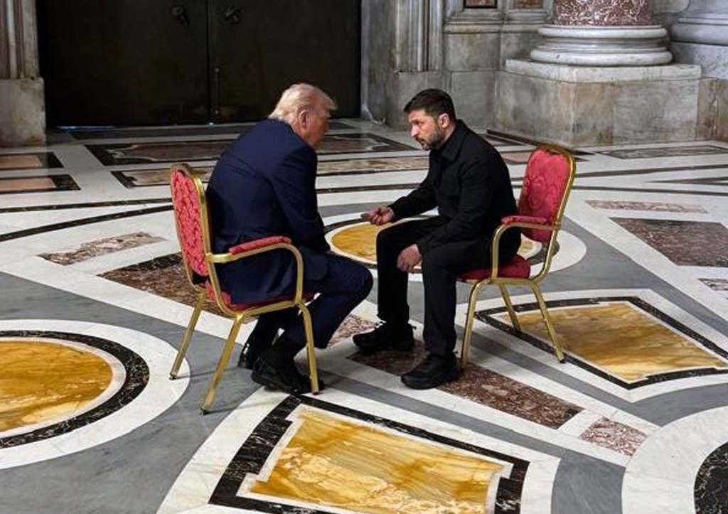 Дональд Трамп и Владимир Зеленский