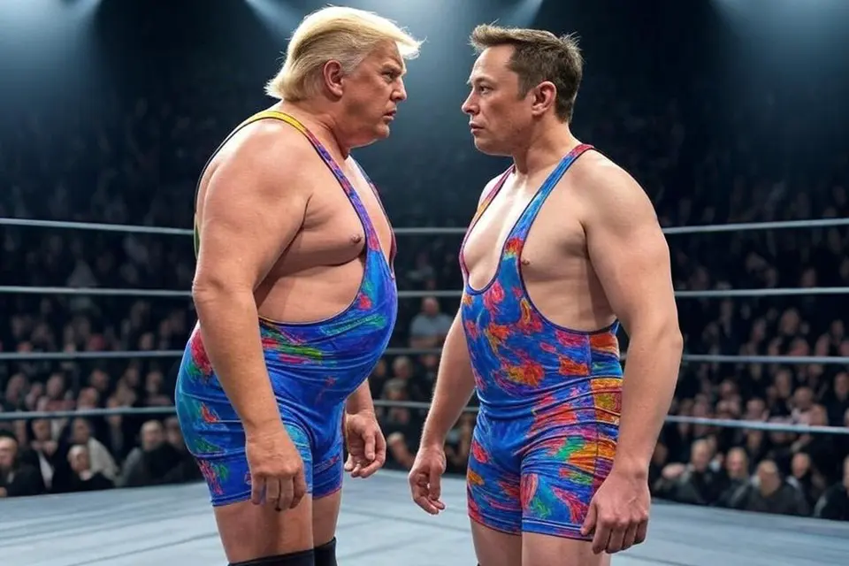 Стычка Маска и Трампа вдохновила мемы с Кремлем, NASA и SpaceX-0