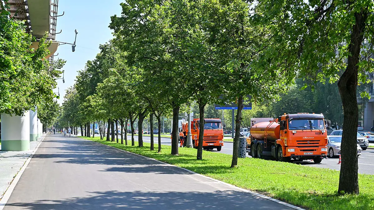 Новые тротуары и современные фонари появятся на юге Москвы