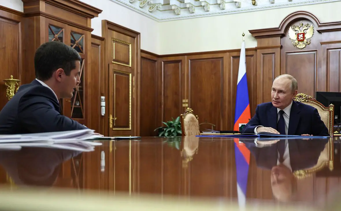 Дмитрий Артюхов и Владимир Путин (Администрация Президента России)