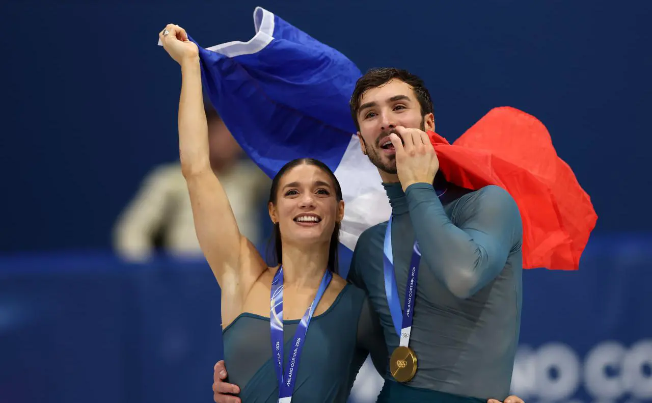 Лоранс Фурнье-Бодри и Гийом Сизерон (Elsa / Getty Images)