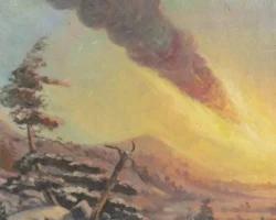 Художник запечатлел падение метеорита на Приморье hudozhnik zapechatlel padenie meteorita na primore-signaldaily-ru-0