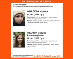 ЛизаАлерт продолжает активный поиск сестер Ирины и Марины lizaalert prodolzhaet aktivnyj poisk sester iriny i mariny-signaldaily-ru-0