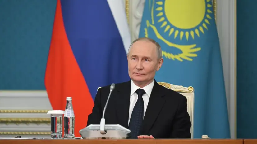Путин и Токаев начали переговоры в Астане