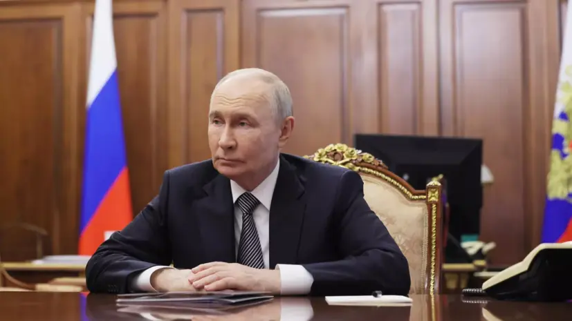 Путин прибыл во Дворец независимости в Астане на переговоры с Токаевым