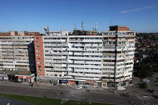 На месте падение дрона в Румынии