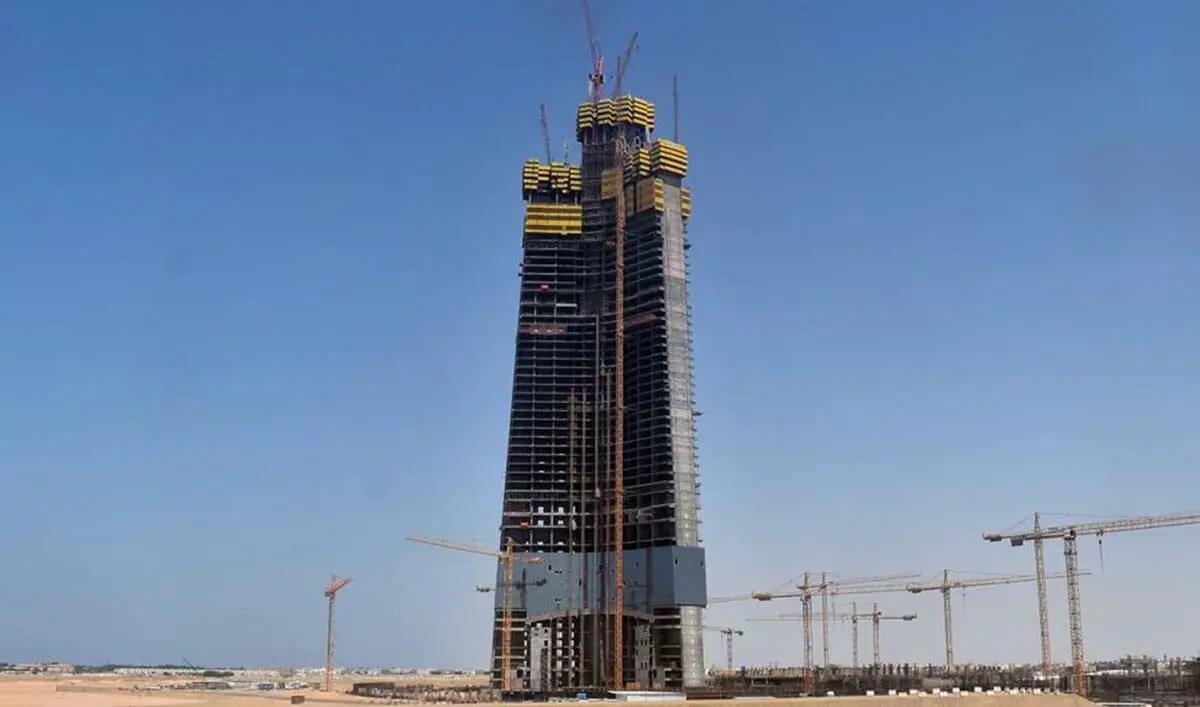 Появился новый таймлапс строительства небоскреба Jeddah Tower в Саудовской Аравии-0