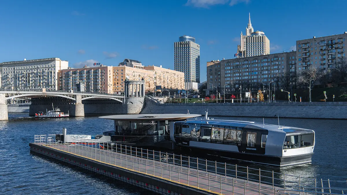 Четвертый маршрут речного электротранспорта в Москве запустят в ближайшие недели