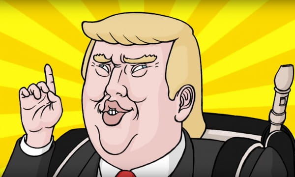 Постер: Эй, президент Трап!