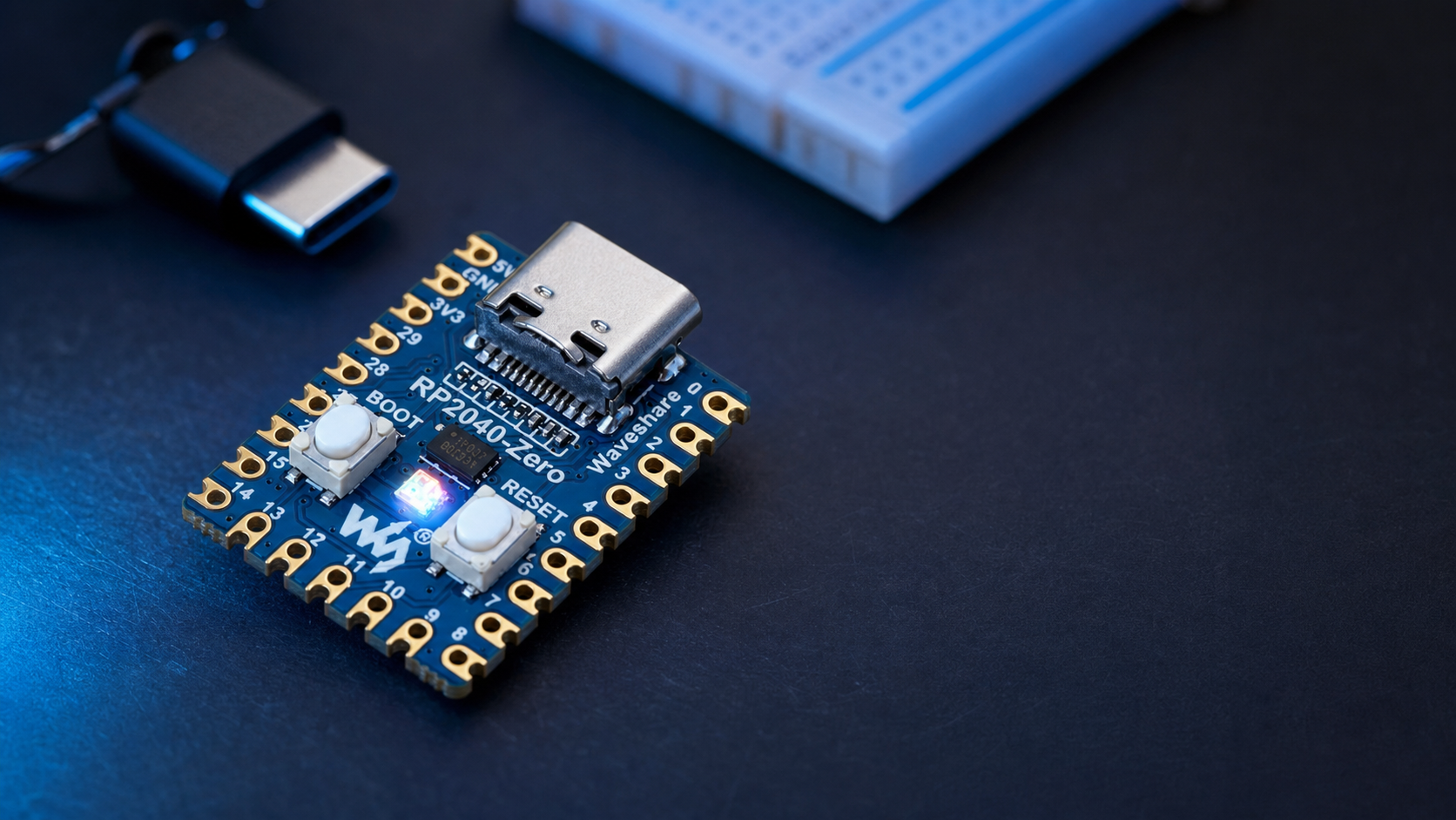 RP2040-Zero: компактный микроконтроллер Raspberry Pi для Arduino и MicroPython