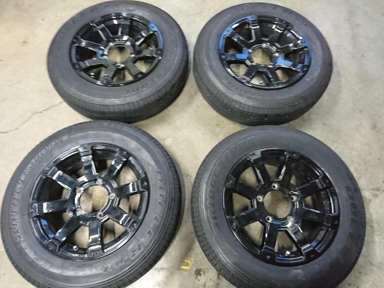 Комплект шин BRIDGESTONE DUELER H/L852 + диски BADX ROCK KELLY MX-1