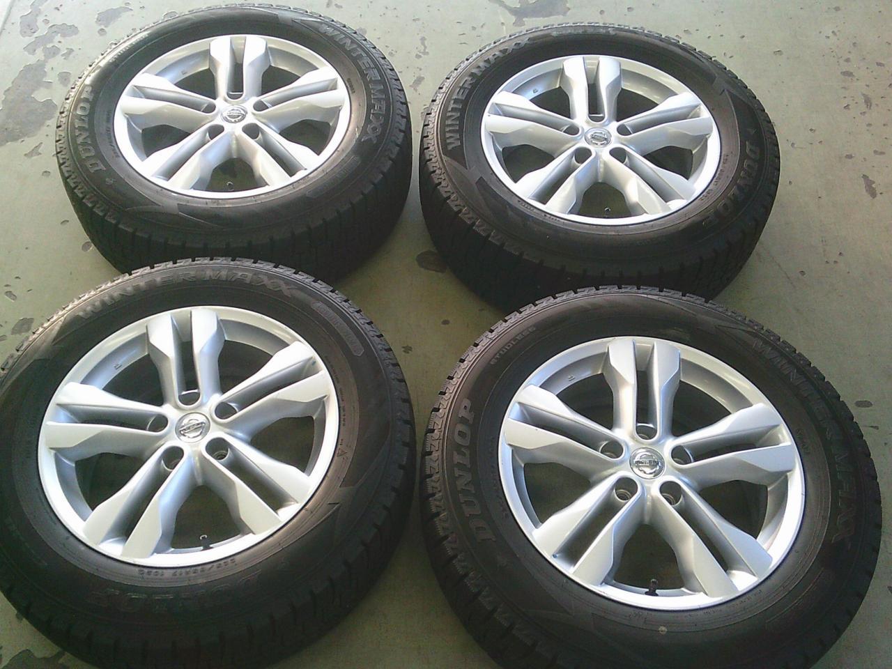 Комплект шин DUNLOP WINTERMAXX WM02 + штатные диски Nissan T32 X-Trail