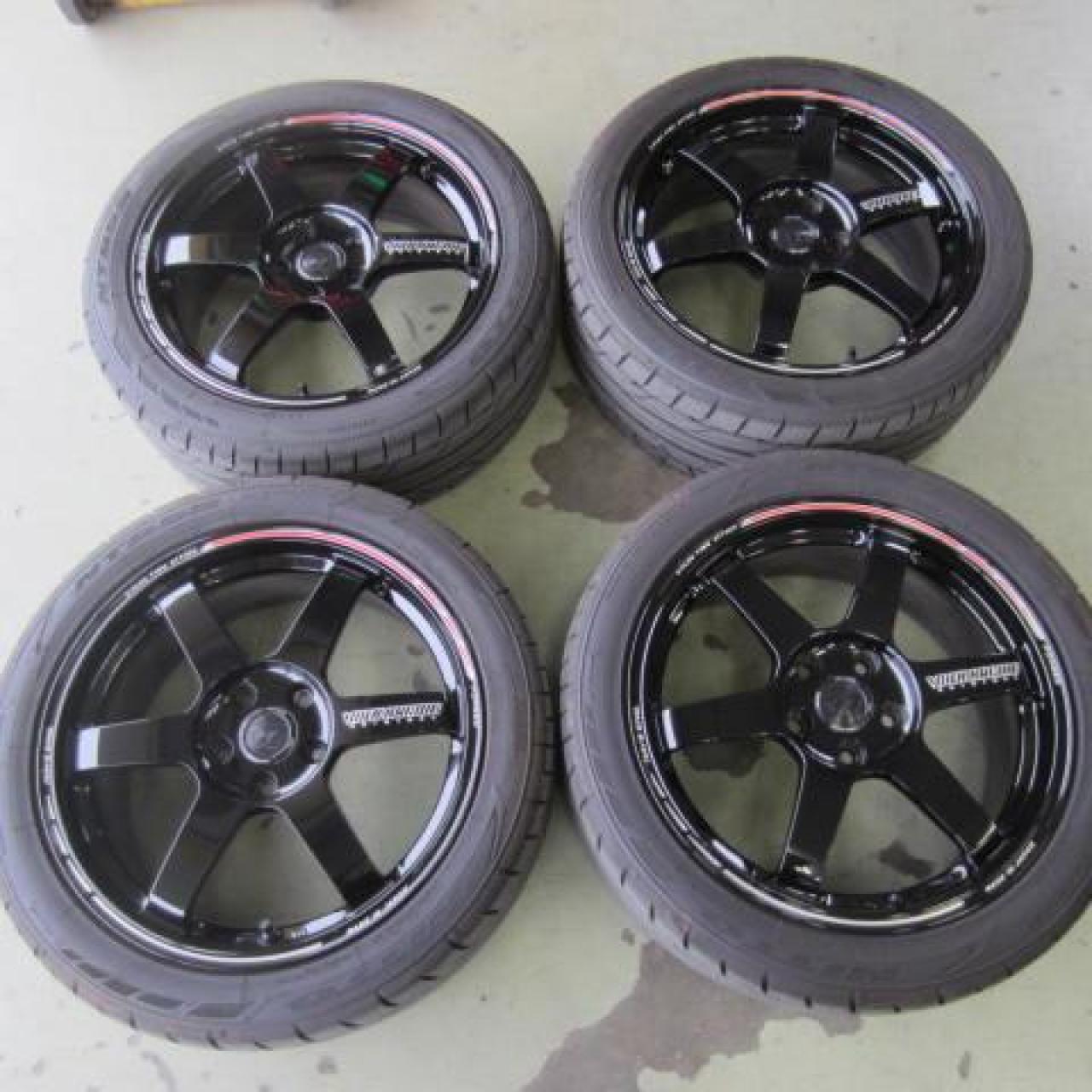 Комплект шин NITTO NT555 + диски RAYS TE37 SAGA S-plus
