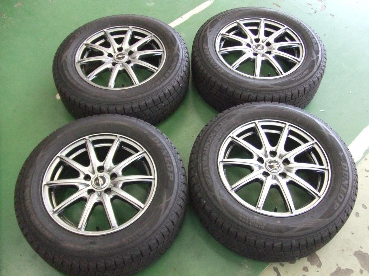 Комплект шин DUNLOP WINTERMAXX SJ8 + диски +A-TECH SCHNEIDER StaG