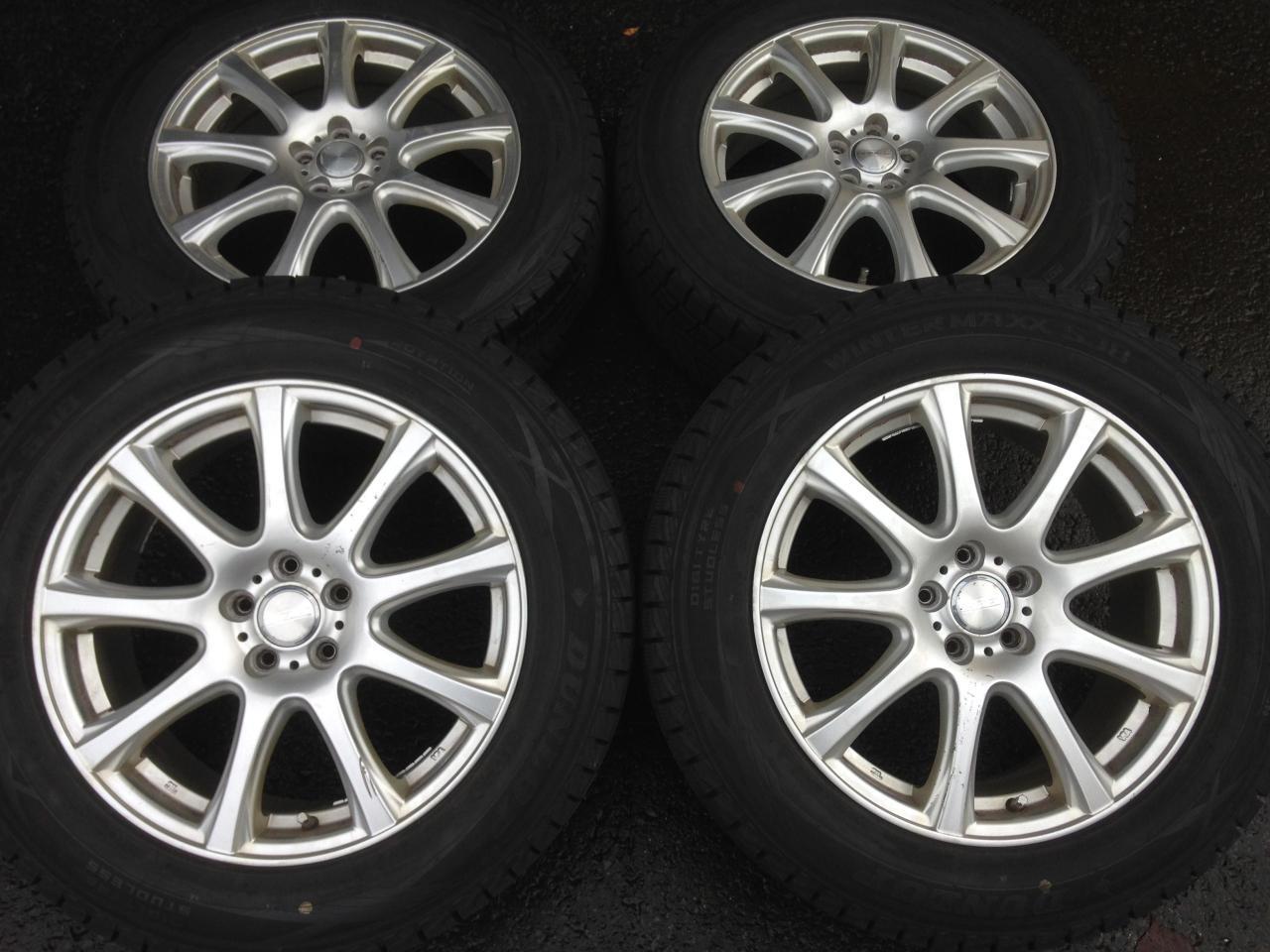 Комплект шин DUNLOP WINTERMAXX SJ8 + диски +DUFACT DS9