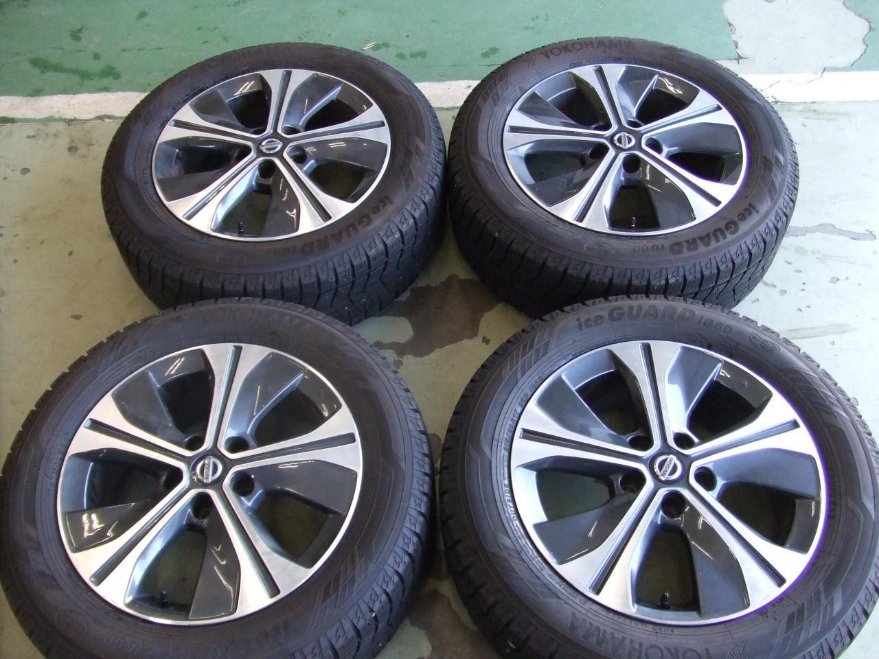 Комплект шин YOKOHAMA iceGUARD iG60 + штатные диски Nissan / Leaf
