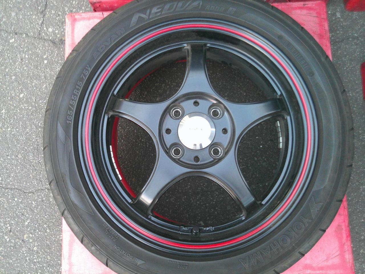Комплект шин YOKOHAMA ADVAN NEOVA AD08R + диски 5ZIGEN Pro Racer PRORACER FN01R-Cα