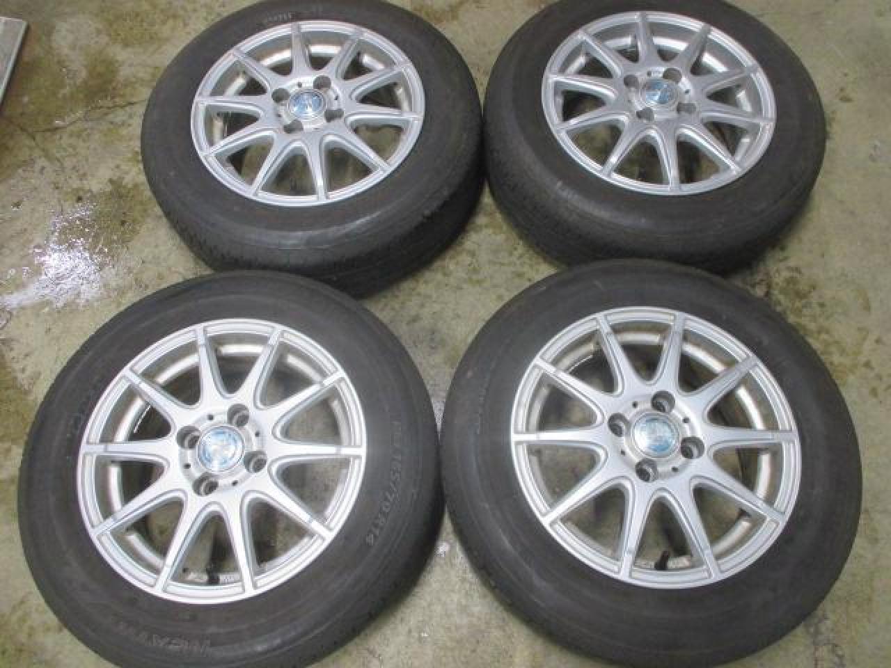 Комплект шин BRIDGESTONE NEXTRY + диски weds VOLS