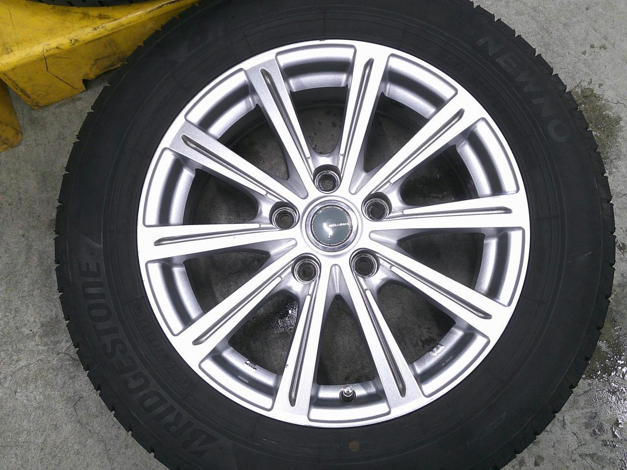 Комплект шин BRIDGESTONE NEWNO + диски Millous диски со спицами