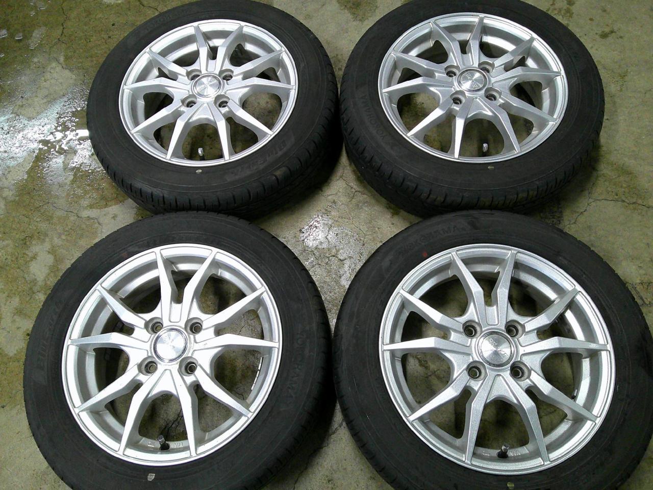 Комплект шин YOKOHAMA BluEarth AE01 + диски MARUKA SERVICE MANARAY BRAKE