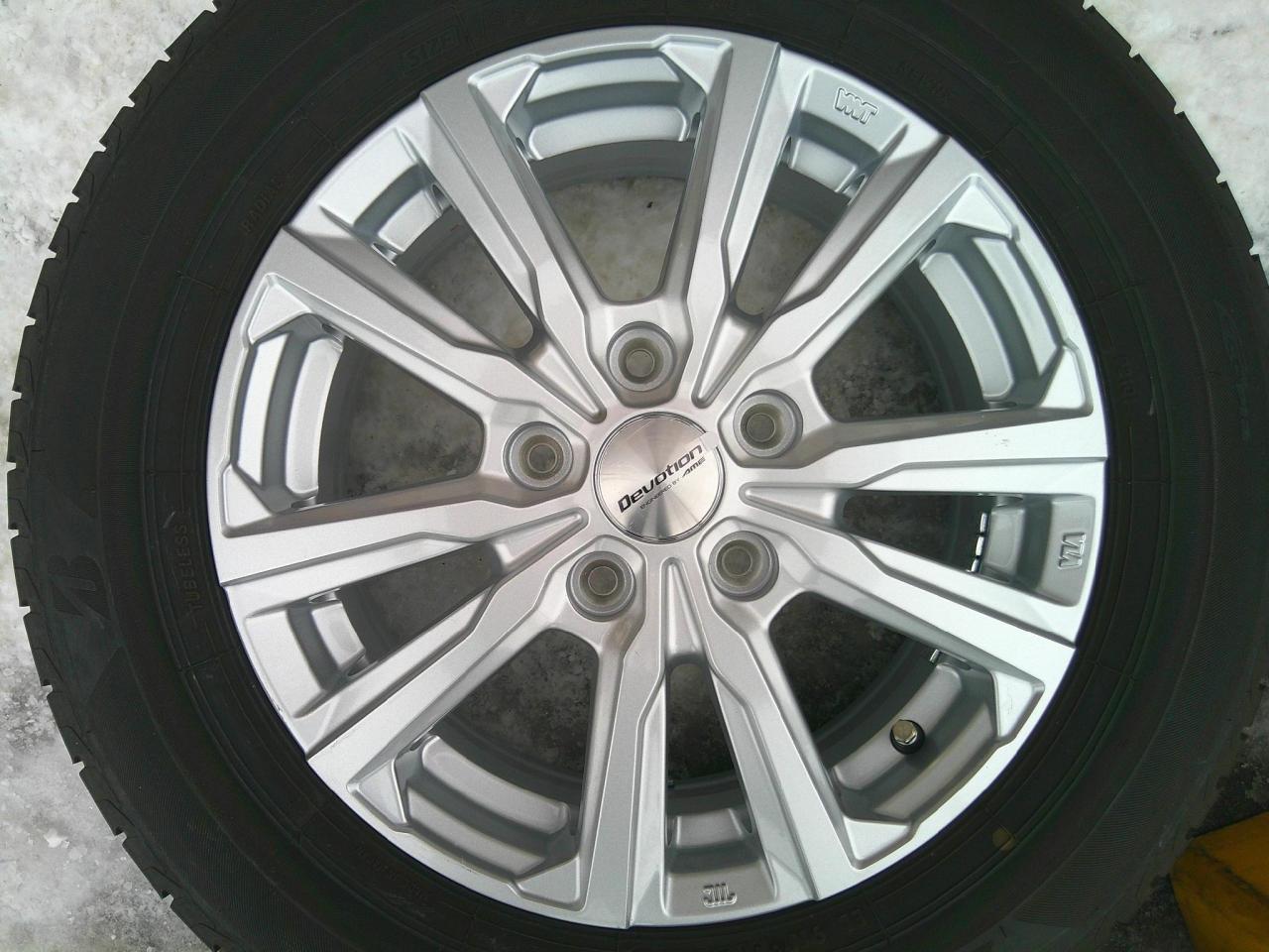 Комплект шин BRIDGESTONE NEWNO + диски AME DEVOTION диски со спицами