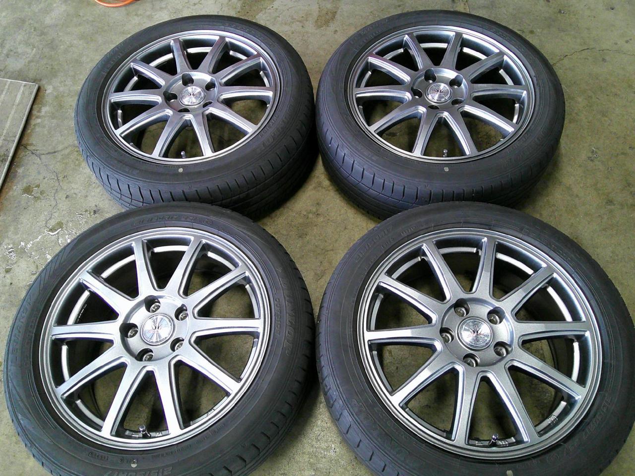 Комплект шин DUNLOP LEMANSⅤ + диски BADX 632 LOXARNY SPORT RS-10