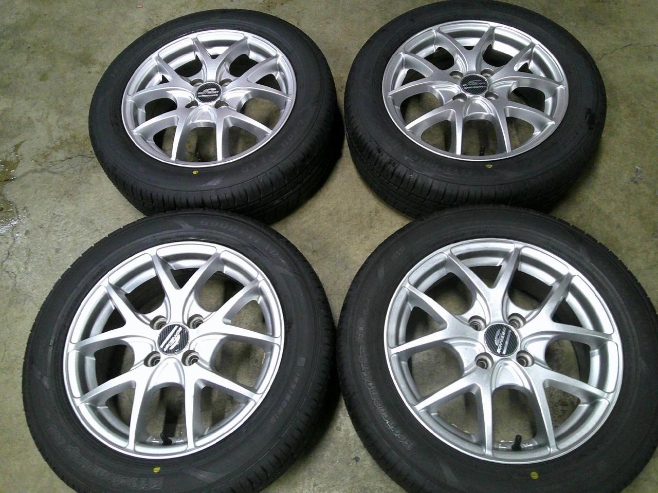 Комплект шин GOODYEAR EfficientGrip ECO Hybrid EG01 + диски A-TECH SCHNEIDER CLICK PREMIUM LIGHT