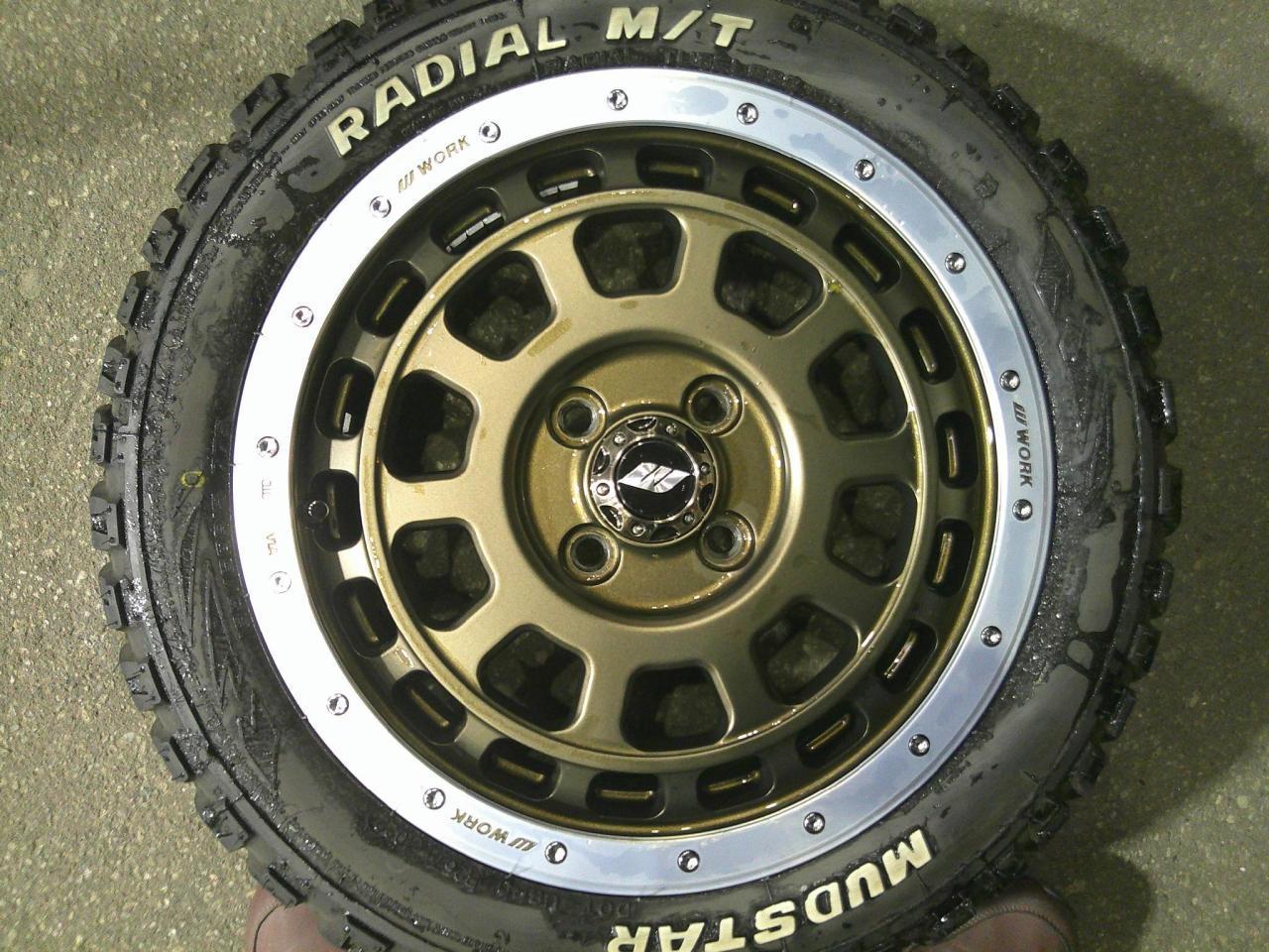 Комплект шин NANKANG MUDSTAR RADIAL M/T + диски WORK CRAG T-GRABIC