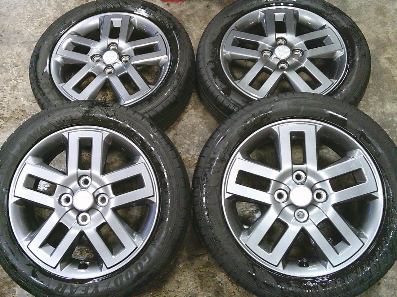 Комплект шин GOODYEAR EAGLE RVF + штатные диски Mitsubishi Delica