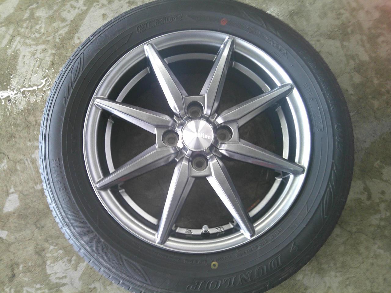 Комплект шин DUNLOP ENASAVE EC202 + диски HUMAN LINE HS-08