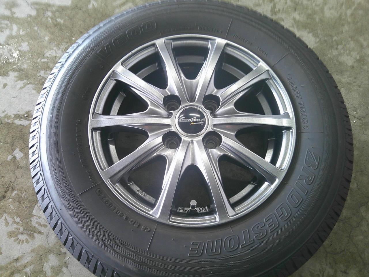 Комплект шин BRIDGESTONE V600 + диски MANARAY SPORT EUROSPEED EuroSpeed V25