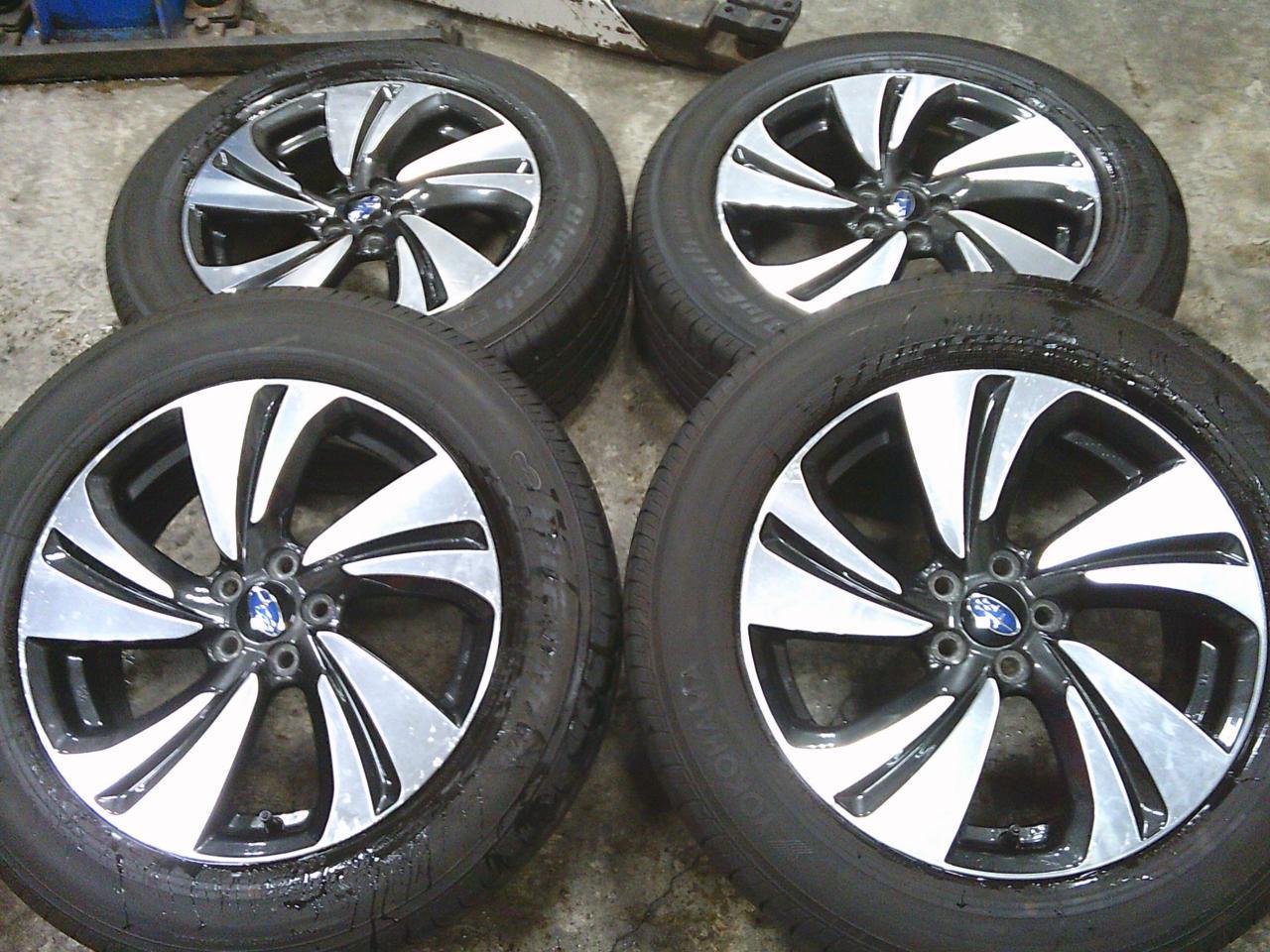 Комплект шин YOKOHAMA BluEarth E70GZ + штатные диски Subaru XV