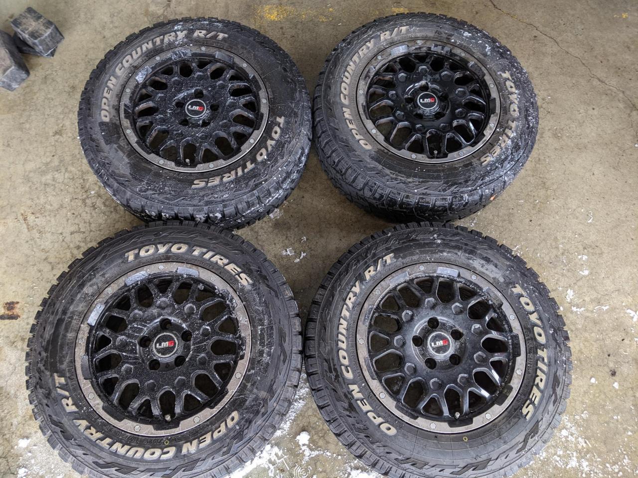 Комплект шин TOYO OPEN COUNTRY R/T + диски Lehrmeister LMG MS-9W