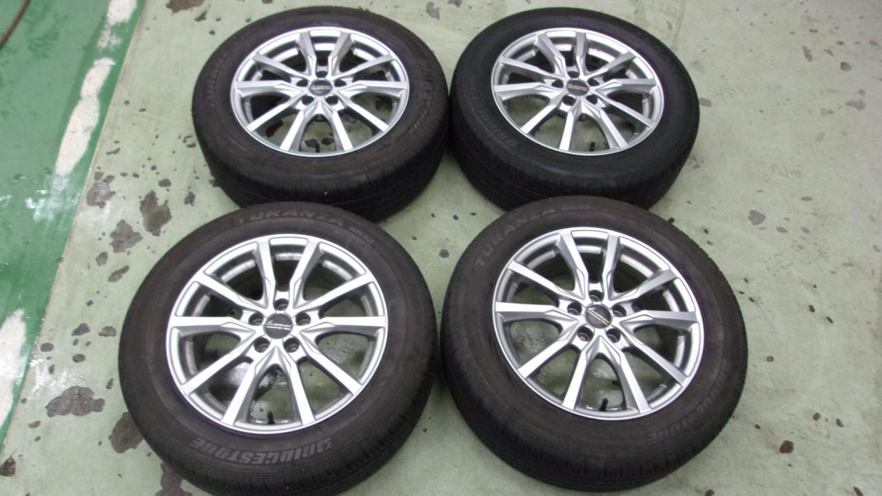 Комплект шин BRIDGESTONE TURANZA ER33 + диски MARUKA SERVICE MANARAY SPORT EUROMAX β