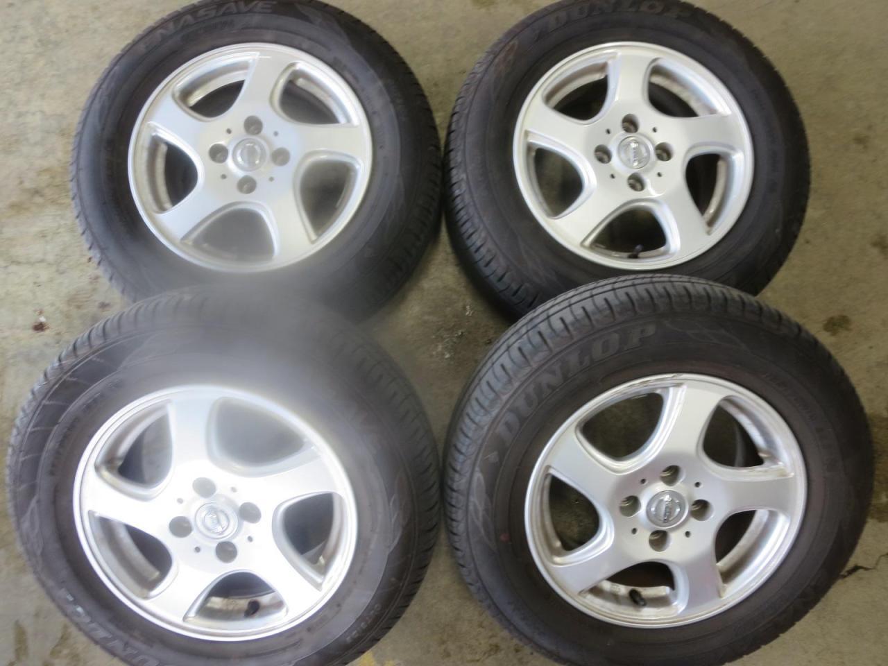 Комплект шин DUNLOP ENASAVE EC204 + штатные диски Nissan Note