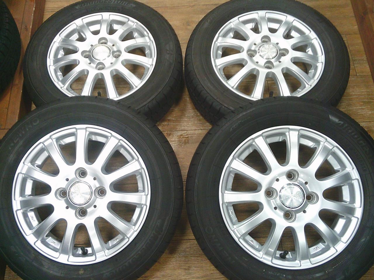 Комплект шин BRIDGESTONE NEWNO + диски ABE SHOKAI LA STRADA TIRADO