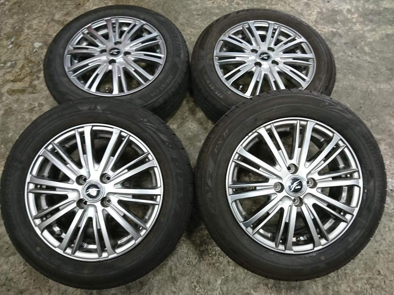 Комплект шин BRIDGESTONE PLAYZ PXⅡ + диски weds Fang TS10